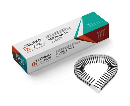 Саморезы на ленте TC-XTN (1000 шт; 3.9х25 мм) ТехноСонус 1400300137 – изображение 2
