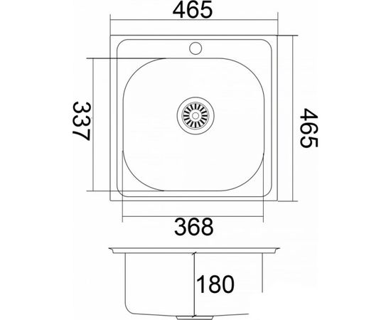 Врезная мойка EMAR 130A – изображение 2