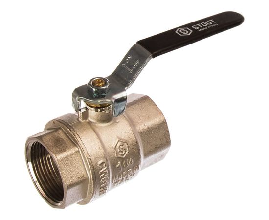 Шаровой полнопроходной кран STOUT ВР/ВР, ручка рычаг 1 1/4 SVB-0001-000032 – изображение 2