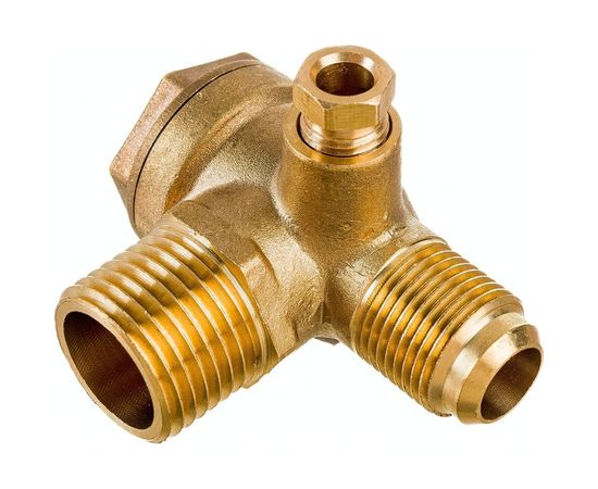 Клапан обратный для компрессора резьба наружная M1/2хM3/8 Pegas pneumatic 4301 – изображение 3