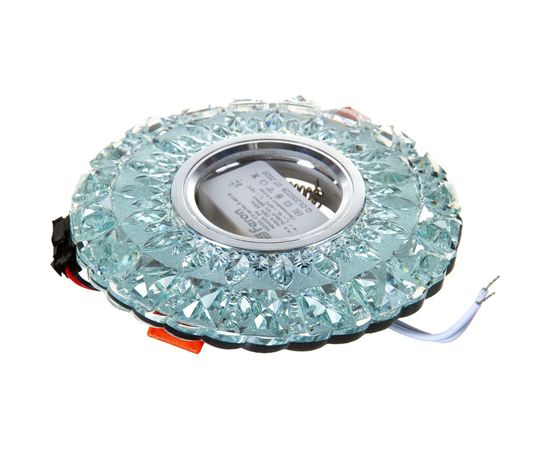 Встраиваемый потолочный светильник FERON со светодиод подсветкой, прозрач, хром, CD922 28897 – изображение 3