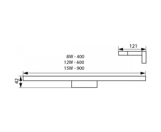 Светодиодный настенные влагозащищенный светильник KANLUX ASTEN LED IP44 15W-NW 26682 – изображение 4