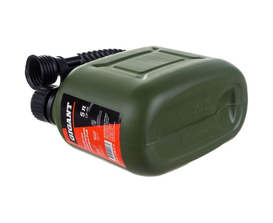 Канистра пластиковая зеленая Profi 5 л Gigant CP-05 – изображение 4