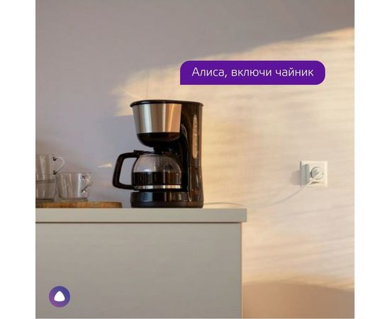 Сетевой переходник GAUSS, умная розетка Smart Home 2300W 207-253V 10А IP20 c заземлением 1/6 5510122 – изображение 4