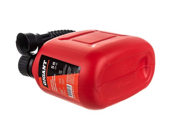 Канистра пластиковая красная 5 л Gigant CP-01 – изображение 4