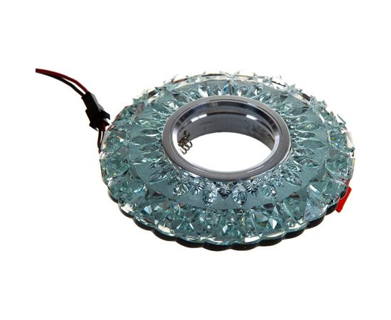 Встраиваемый потолочный светильник FERON со светодиод подсветкой, прозрач, хром, CD922 28897 – изображение 4