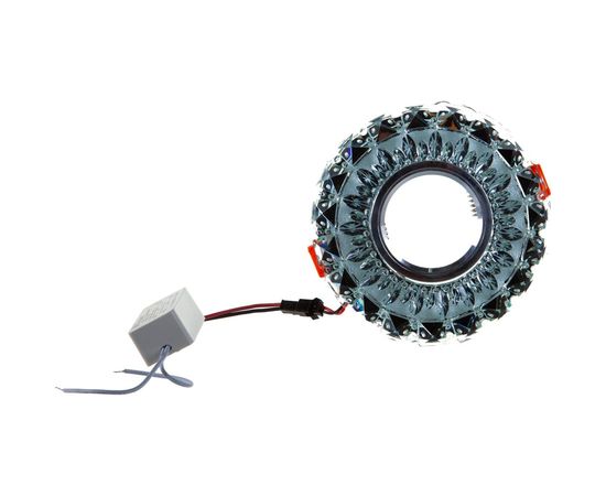 Встраиваемый потолочный светильник FERON со светодиод подсветкой, прозрач, хром, CD922 28897 – изображение 5