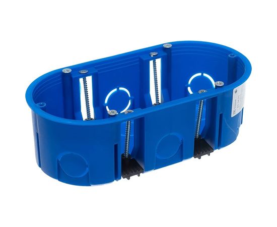 Установочная двухместная коробка Промрукав ГСК 80-0620 безгалогенная HF 140х68х46 80-0620 – изображение 5