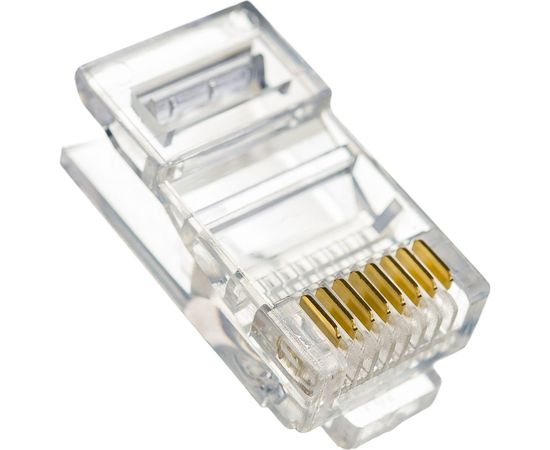 Коннектор RJ-45 ExeGate Категории 5 V 8P8C под одножильный кабель 100шт 158091 – изображение 5