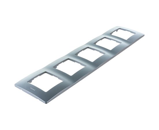 Рамка Legrand Etika 5 постов алюминий Leg 672555 – изображение 5