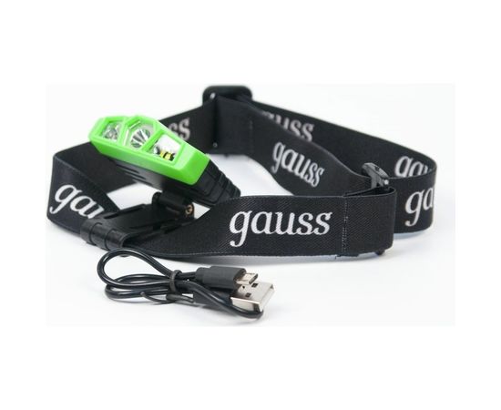 Налобный фонарь Gauss модель GFL406 5W 180lm Li-ion 500mAh LED 1/12/72 GF406 – изображение 7