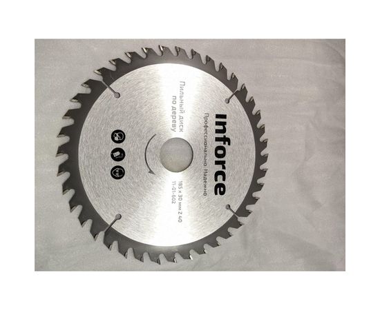 Диск пильный по дереву (185х30 мм; 40Z) Inforce 11-01-602 – изображение 9