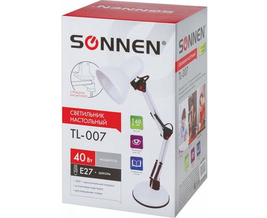 Настольный светильник SONNEN TL-007, 235539 – изображение 9