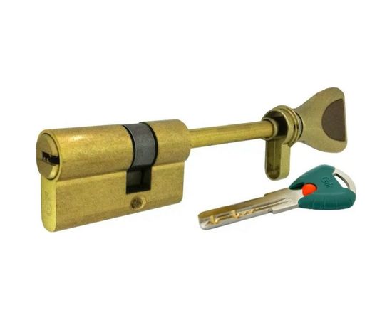 Цилиндровый механизм CRIT P-238-St 50/20/80 Лп, латунь полированная 03987 