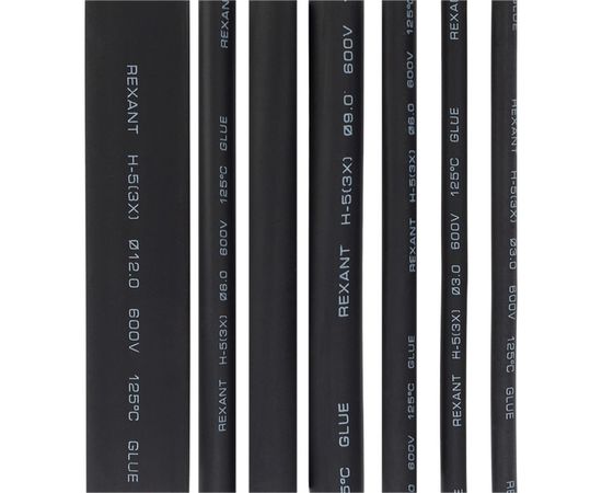 Набор термоусадочных трубок REXANT №7 КЛЕЕВОЙ 29-0107 