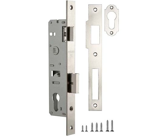 Корпус узкопрофильного замка с защелкой Fuaro 153-25/85 CP хром 27535 