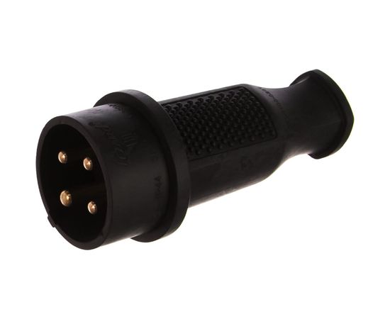 Трехфазная вилка LEZARD 201 3Р+Е 3х32А 380V 332-0100-0201 