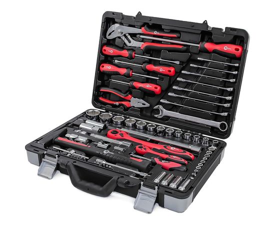 Профессиональный набор инструментов INTERTOOL 1/2 и 1/4, 78 шт., Cr-V ET-7078 