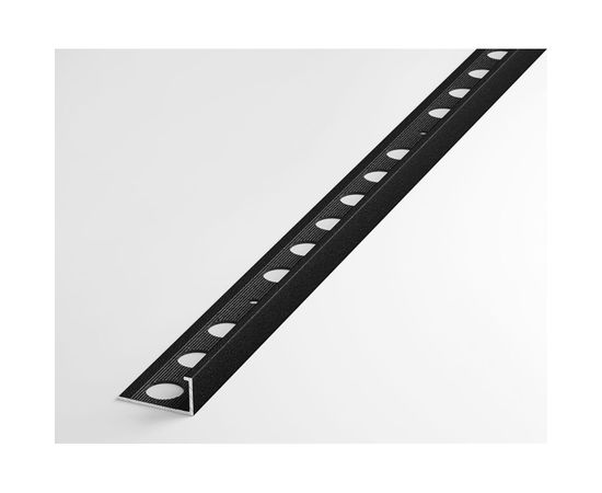 Профиль окантовочный L-образный алюминиевый ЛУКА 10 мм, 2,7 м, 5 шт, Черный УТ000021237 