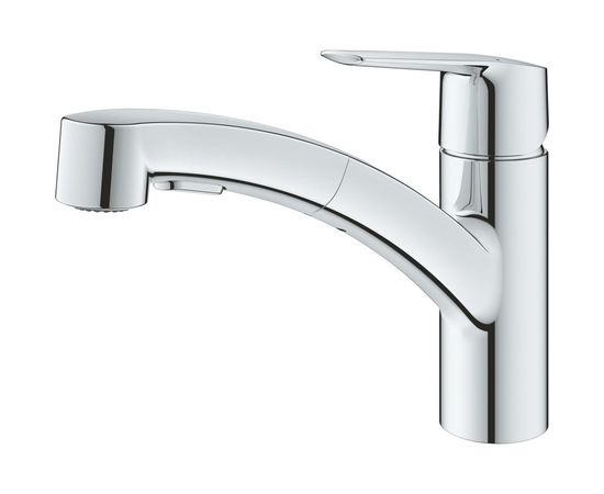 Смеситель для кухонной мойки Grohe Start низкий, выдвижной излив 30531001 