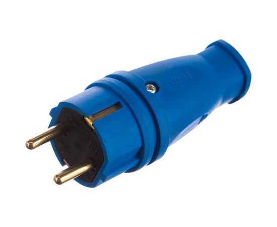 Вилка SVET В 16-001 УХЛ4, каучук, цвет-синий SV0303-0010 