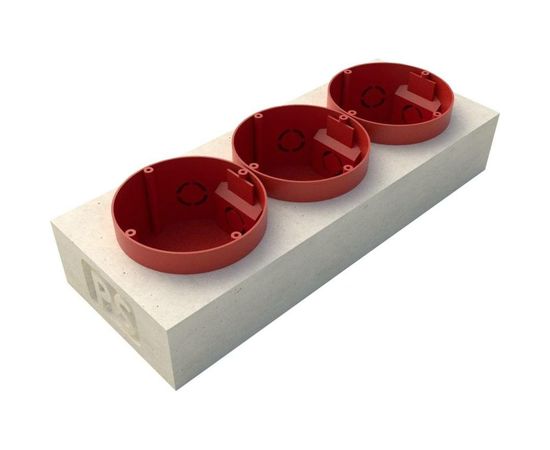 Подрозетник PhoneStar WOLF три гнезда 4631153911163 