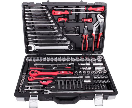 Профессиональный набор инструментов INTERTOOL 1/4 и 1/2, 119 шт. Cr-V ET-7119 