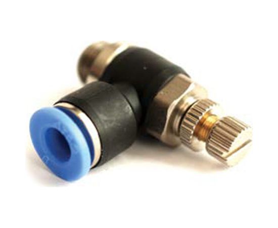 Фитинг дросель (1/8М; 12 мм) AiRTAC X-ESL1201G 