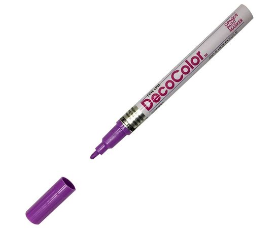 Лаковый маркер MARVY UCHIDA с круглым наконечником 1-2мм ярко-пурпурный HOT PURPLE MAR200/79 