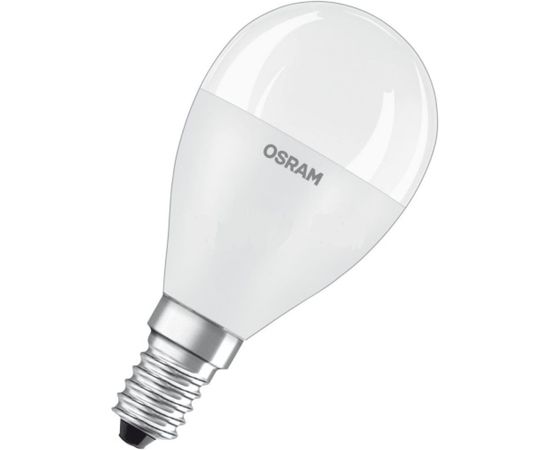 Светодиодная лампа OSRAM LED STAR, P, шар, 8 Вт, E14, 806 Лм, 2700 К, теплый белый свет 4058075210806 