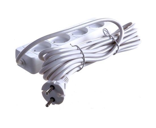 Бытовой удлинитель СОЮЗ ТМ 2200 Вт, 4 гнезда, ПВС, 5м 481S-1405 – изображение 2