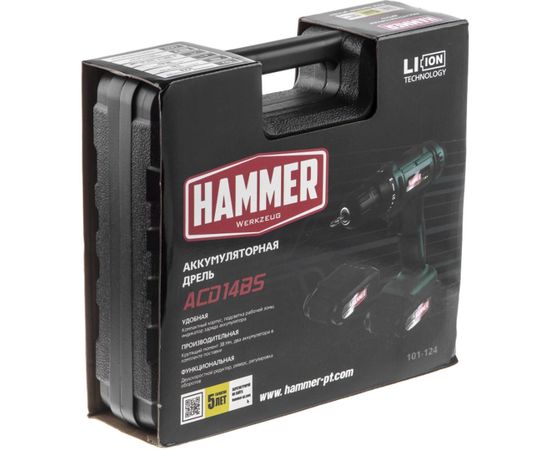 Аккумуляторная дрель Hammer ACD14BS 14.4B 14289 – изображение 12