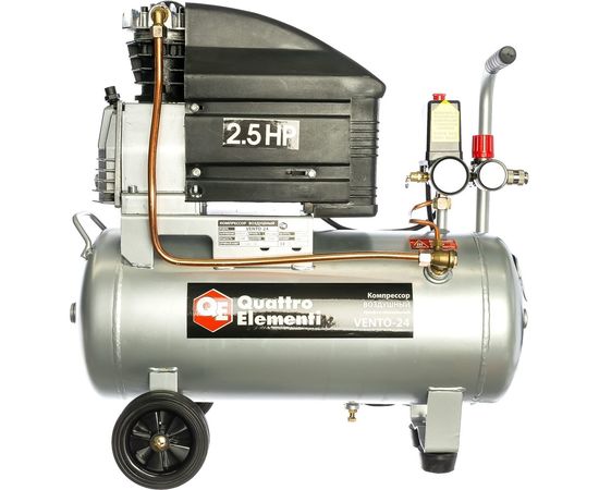 Масляный поршневой компрессор QUATTRO ELEMENTI VENTO-24 770-247 – изображение 2