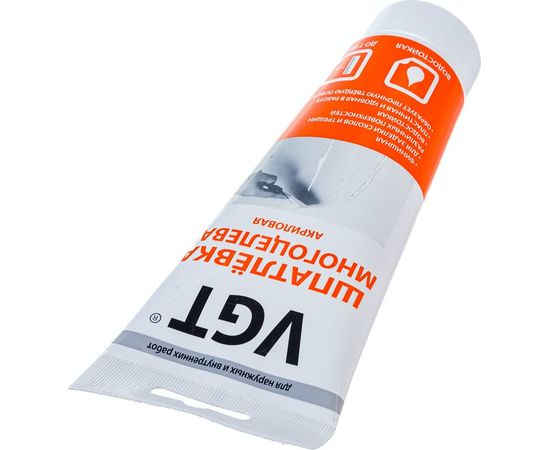 Многоцелевая акриловая шпаклевка для наружных и внутренних работ VGT 0.33 кг 11606599 – изображение 2