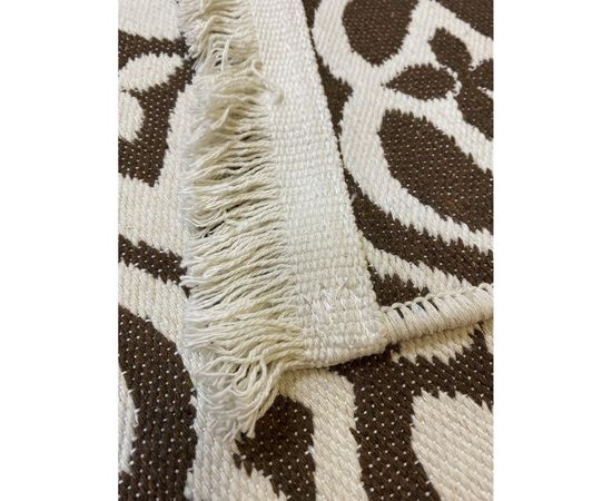 Двухсторонний коврик из хлопка LCADESI PAMUKLU DOUBLE 80х150, коричневый NK8-05 – изображение 2