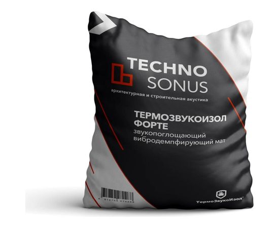 Мат для звукоизоляции ТермоЗвукоИзол Форте (5х1.5 м; 12 мм; 7.5 кв.м) ТехноСонус 1300100001 – изображение 2