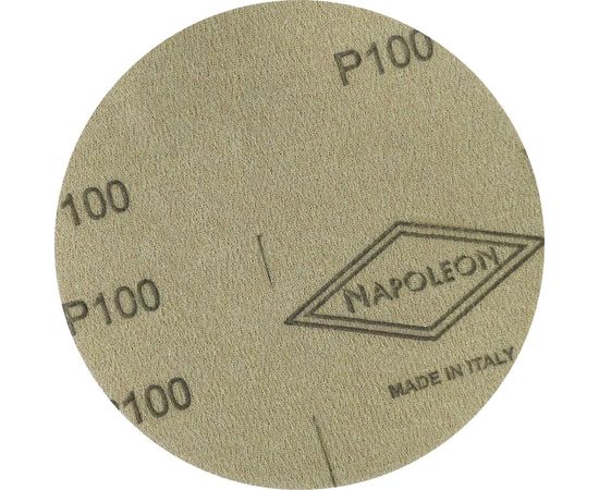Круг шлифовальный на липучке PAPER GOLD (5 шт; 150 мм; без отверстий; P100) NAPOLEON npg5-150-0-100 – изображение 2