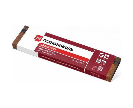 Коньково-карнизная гибкая черепица Технониколь Индиго TN561496 – изображение 2