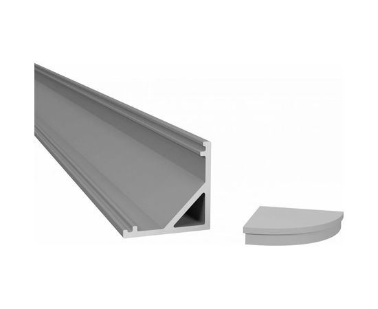 Алюминиевый профиль ArdyLight угловой ALS-1616 anod 2.0 с экраном комплект 50098-1 – изображение 2