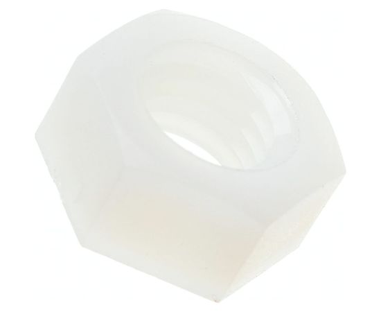 Шестигранная полиамидная (пластиковая) гайка DINFIX DIN 555, М10, 10 шт. 00-00001225 – изображение 2