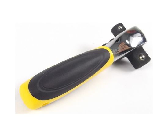 Короткая двойная трещотка TOPEX 1/2"" х 3/8"", 175 мм 38d543 – изображение 3