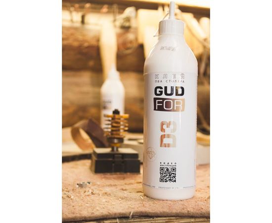 Клей ПВА GUDFOR D3, влагостойкий, прозрачный, 850 гр 03-9-1-017 – изображение 3