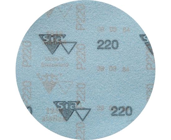 Круг шлифовальный на липучке siaflex 1948 (5+1 шт; 125 мм; без отверстий; P220) sia Abrasives sf6-125-0-220 – изображение 3