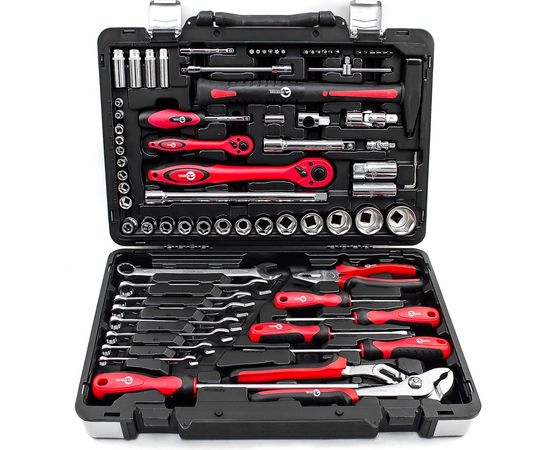 Профессиональный набор инструментов INTERTOOL 1/2 и 1/4, 78 шт., Cr-V ET-7078 – изображение 3