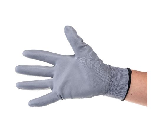 Полиэстеровые перчатки с полиуретановым покрытием Delta Plus VE702PG, р. 9 VE702PG09 – изображение 3