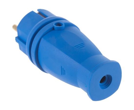 Вилка SVET В 16-001 УХЛ4, каучук, цвет-синий SV0303-0010 – изображение 4