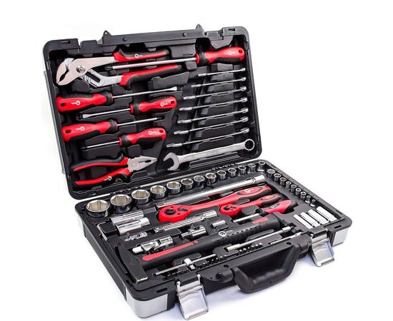 Профессиональный набор инструментов INTERTOOL 1/2 и 1/4, 78 шт., Cr-V ET-7078 – изображение 4