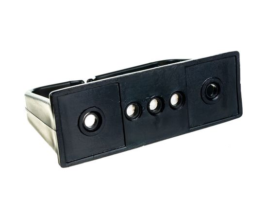 Кабельный органайзер Cabeus вертикальное кольцо, пластиковое, 75x42мм, черный JI01-A-BK – изображение 4