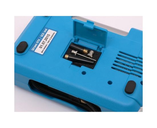 Компрессор DolleX 12 В, 15 A, 7 Атм, 30 л/мин, предохранитель, фонарь, цифровой манометр, тестер, сумка DL-8101 – изображение 5