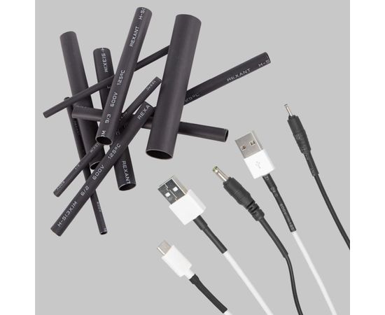 Набор термоусадочных трубок REXANT №7 КЛЕЕВОЙ 29-0107 – изображение 5